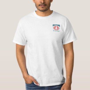 California Skull Surf Vibes Tee