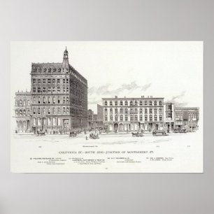 California South side Montgomery Poster
