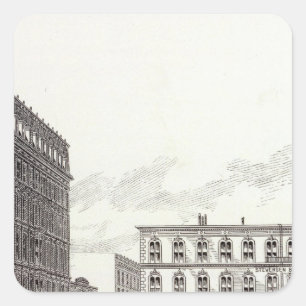 California South side Montgomery Square Sticker