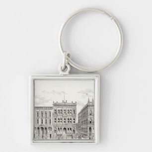 California South side Sansome and Leidesdorff Key Ring