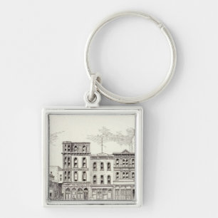 California South side Webb and Kearny Key Ring