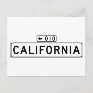 California St., San Francisco Street Sign Postcard