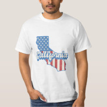 California Stars & Stripes Silhouette