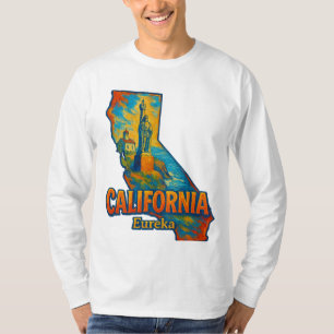 California State Artistic T-Shirt – Oil Paint...