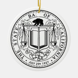 California State Bar Christmas Ornament