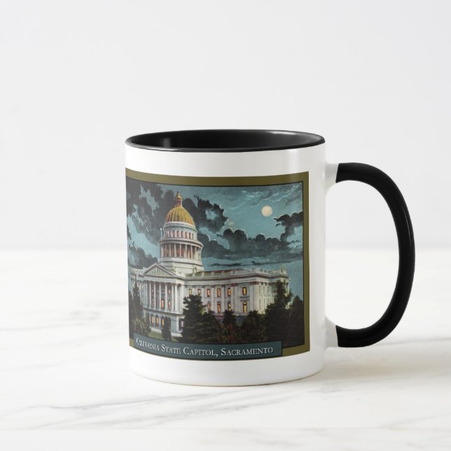 California State Capitol Moonlight Coffee Mug (Right)