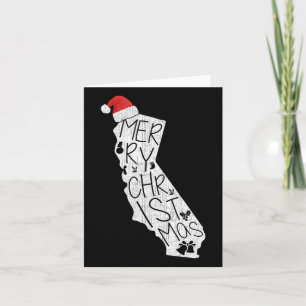 California State Christmas Graphic Ugly Xmas Sweat Card