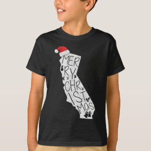 California State Christmas Graphic Ugly Xmas Sweat T-Shirt