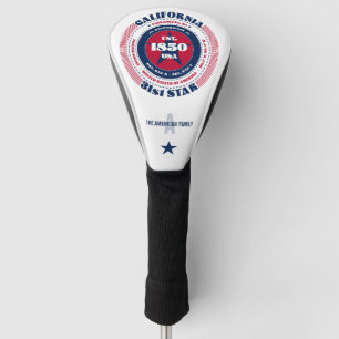California State Circle Custom Golf Head Cover
