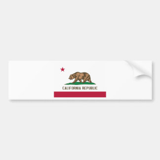 California State Flag Bumper Sticker