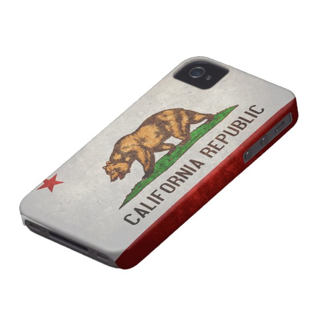 California State Flag Case-Mate iPhone Case (Bottom)