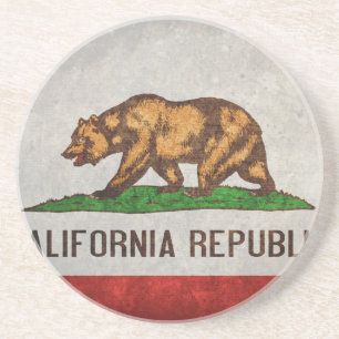 California State Flag Coaster