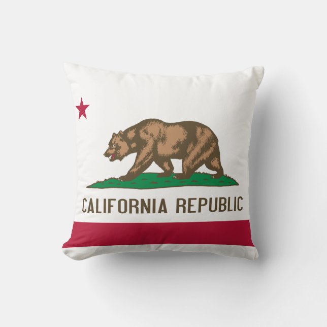 California State Flag Cushion (Front)
