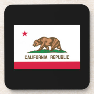 California State Flag Design Coaster