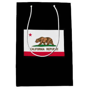 California State Flag Design Medium Gift Bag