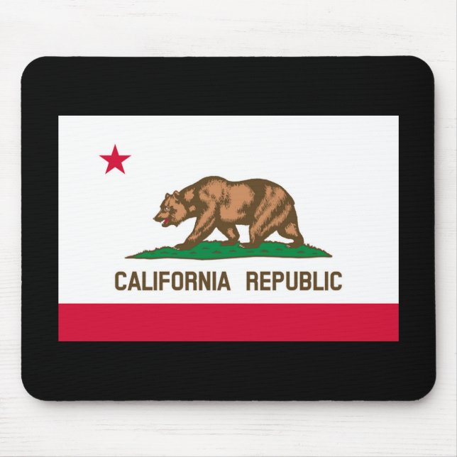 California State Flag Design Mouse Pad (Front)