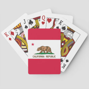 California State Flag Design Playing Cards