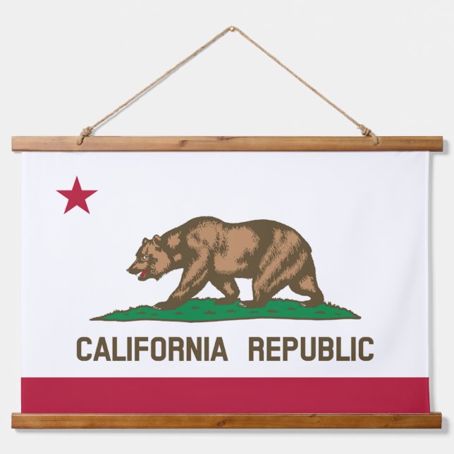 California State Flag Hanging Tapestry (Front)
