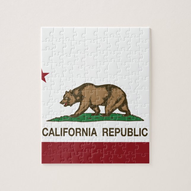 California State Flag Jigsaw Puzzle (Vertical)