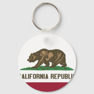California State Flag Key Ring