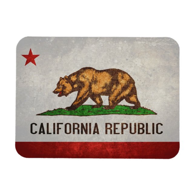 California State Flag Magnet (Horizontal)