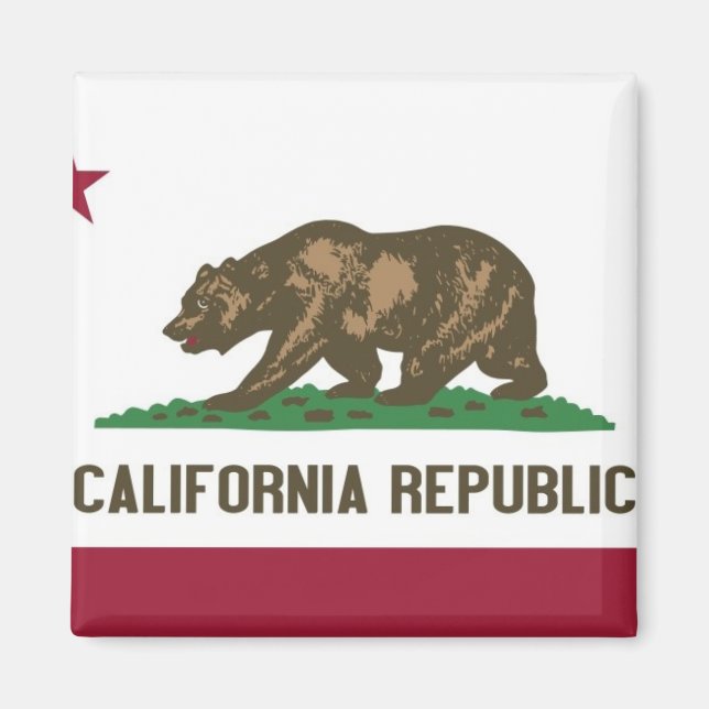 California State Flag Magnet (Front)