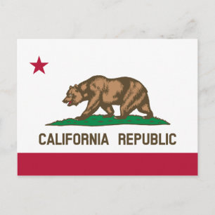 California State Flag Postcard