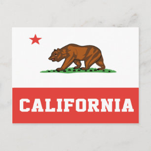 California State Flag Postcard