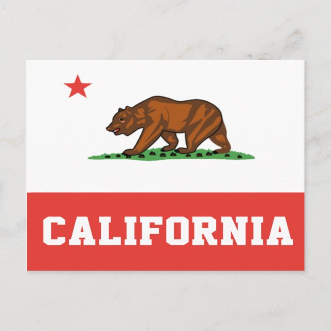 California State Flag Postcard (Front)