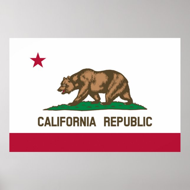 California State flag Poster (Front)