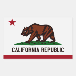 California State Flag Sticker