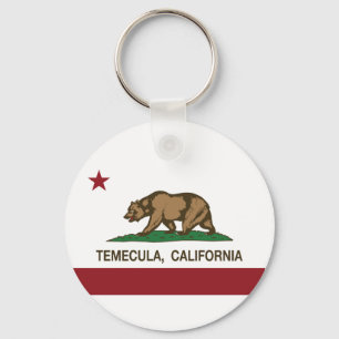 California State Flag Temecula Key Ring