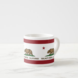 California State Flag Walnut Creek Espresso Cup