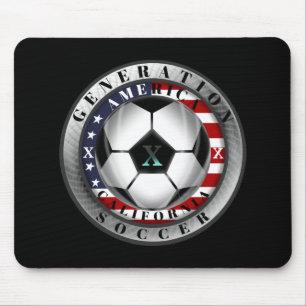 California State Generation X American Soccer Mouse Pad