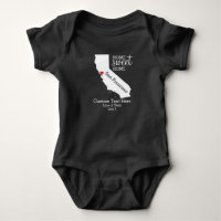 California State Love Home Sweet Home Custom Map