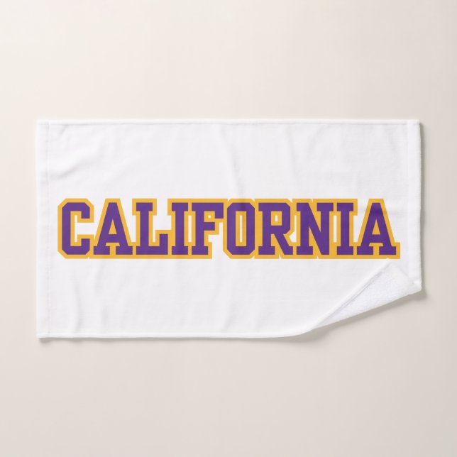 California State Pride Custom Hand Towel (Hand Towel)