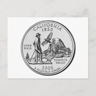 California State Quarter Postcard