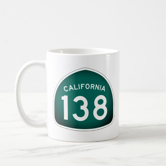 California State Route 138 Coffee Mug (Left)