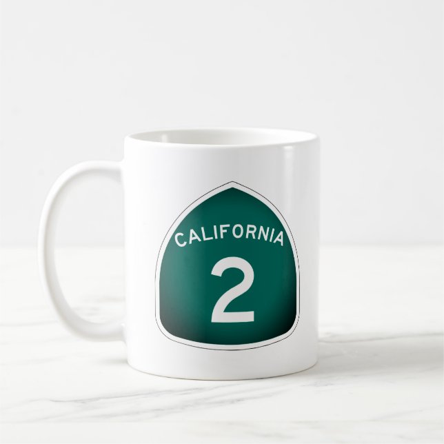 California State Route 2 Coffee Mug (Left)