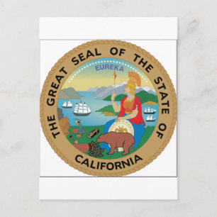 California State Seal Postcard