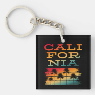 CALIFORNIA SUMMER BEACH KEY RING