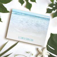 California summer ocean waves beach photo custom