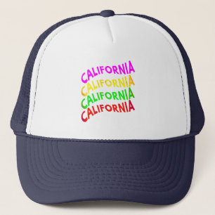 California Summer Typography gift Trucker Hat