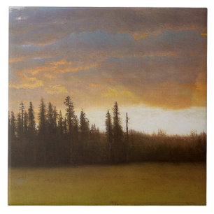 California Sunset (Californian Landscape) Ceramic Tile