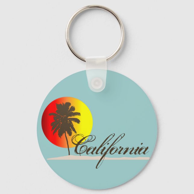 California Sunset Key Ring (Front)