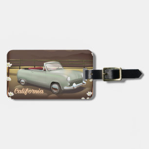 California Sunset Luggage Tag