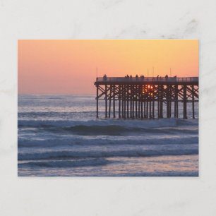 California Sunset Postcard