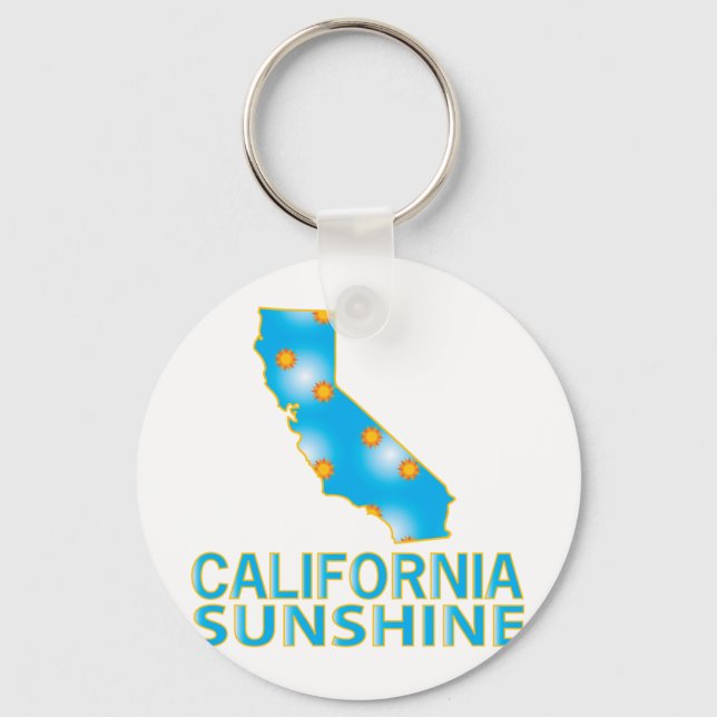California Sunshine Key Ring (Front)