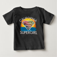 California Supergirl Sunset Graphic