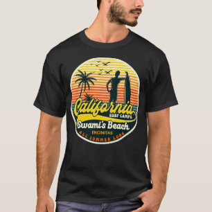 California Surf Camp Swamis Beach T-Shirt